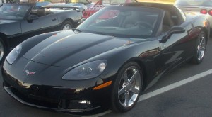 Black Chevrolet Corvette