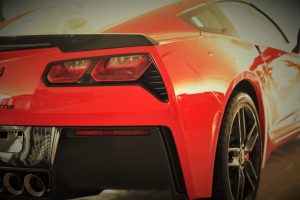 Red Corvette C7