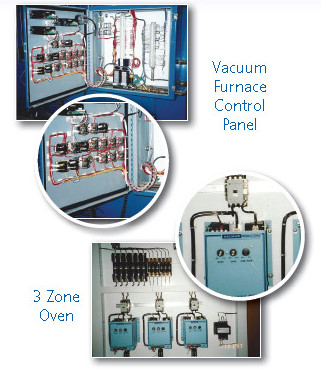 Vacuum Furnace Control Panel and 3-Zone Oven